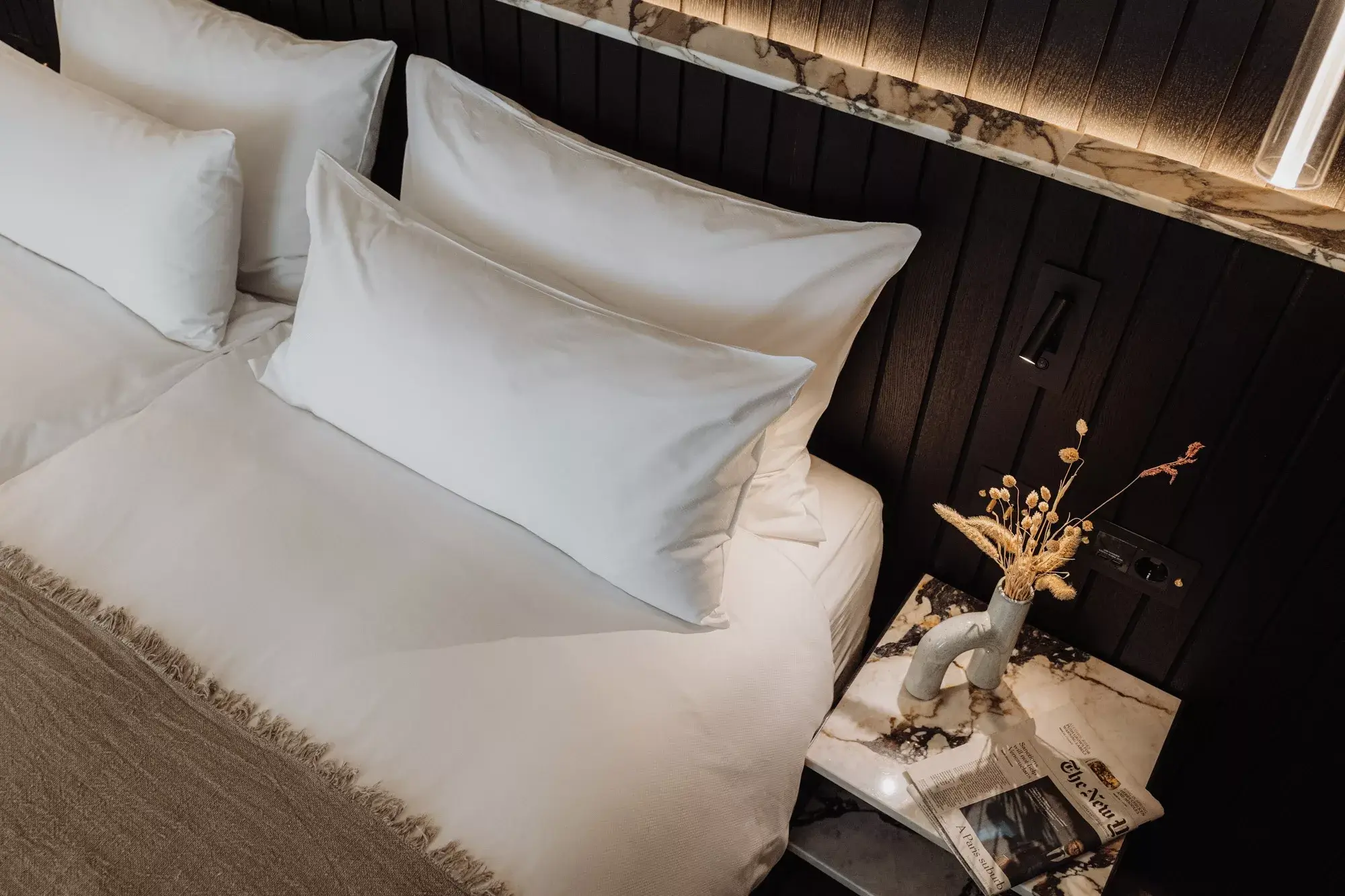 Experience the refined decoration at Gentle Hide, where elegant design elements create a luxurious and inviting atmosphere.
